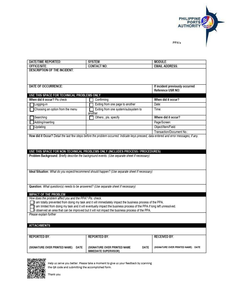 Incident Reporting Form | PDF | Computer Science | Software