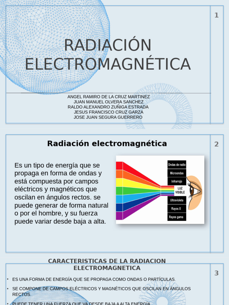 radiacion electromagnetica (1) | PDF | Radiación electromagnética ...