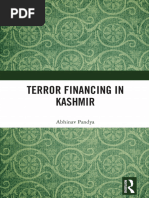 Terror Financing in Kashmir (Pandya, Abhinav Etc.) | PDF