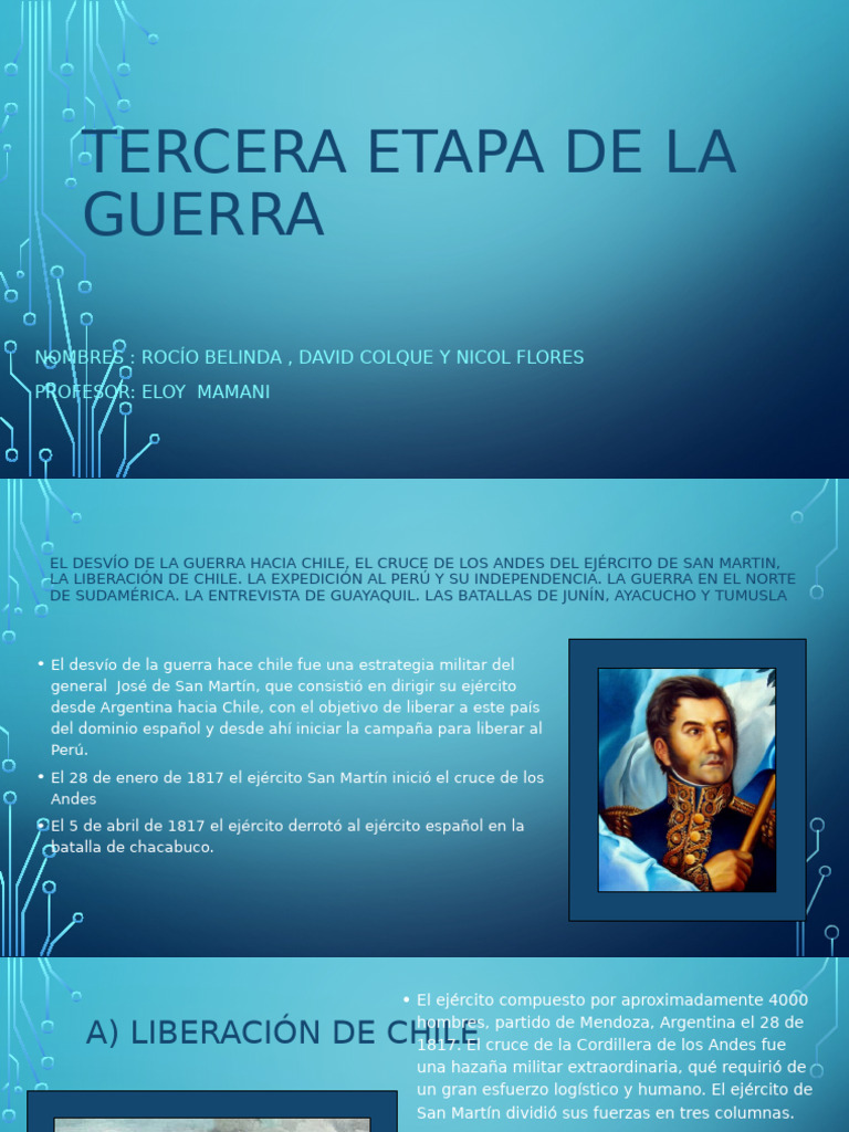 San Martín y la Independencia de Chile | PDF | Operaciones militares ...