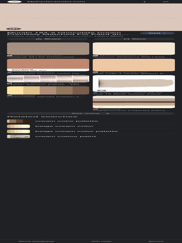 Choco Cream Color - Google Search | PDF