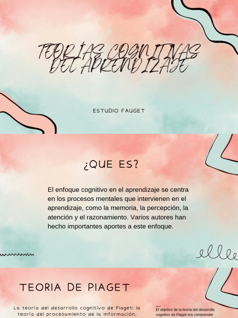 Teorías Cognitivas del Aprendizaje | PDF | Aprendizaje | Cognición