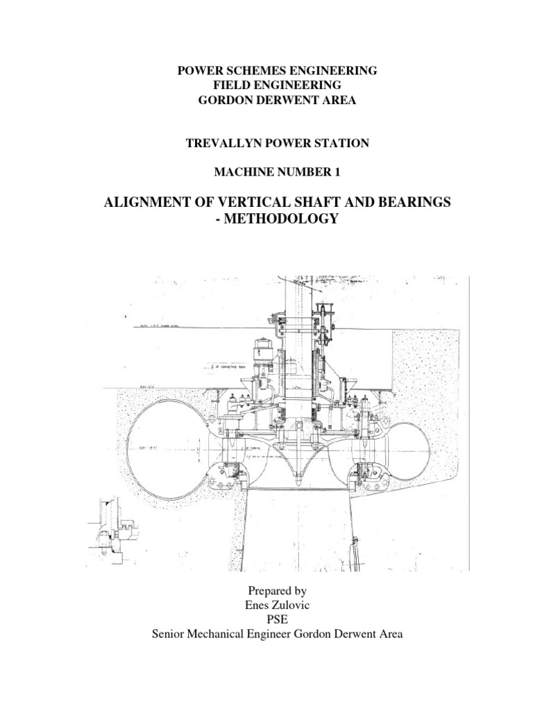 Vertical Shaft Alignment Methodology | PDF | Bearing (Mechanical ...