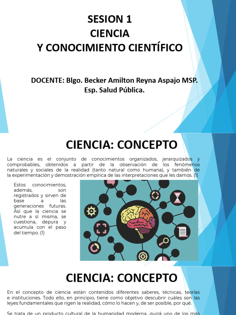 La Ciencia y Su Conocimiento Cietifico | PDF | Science | Método científico