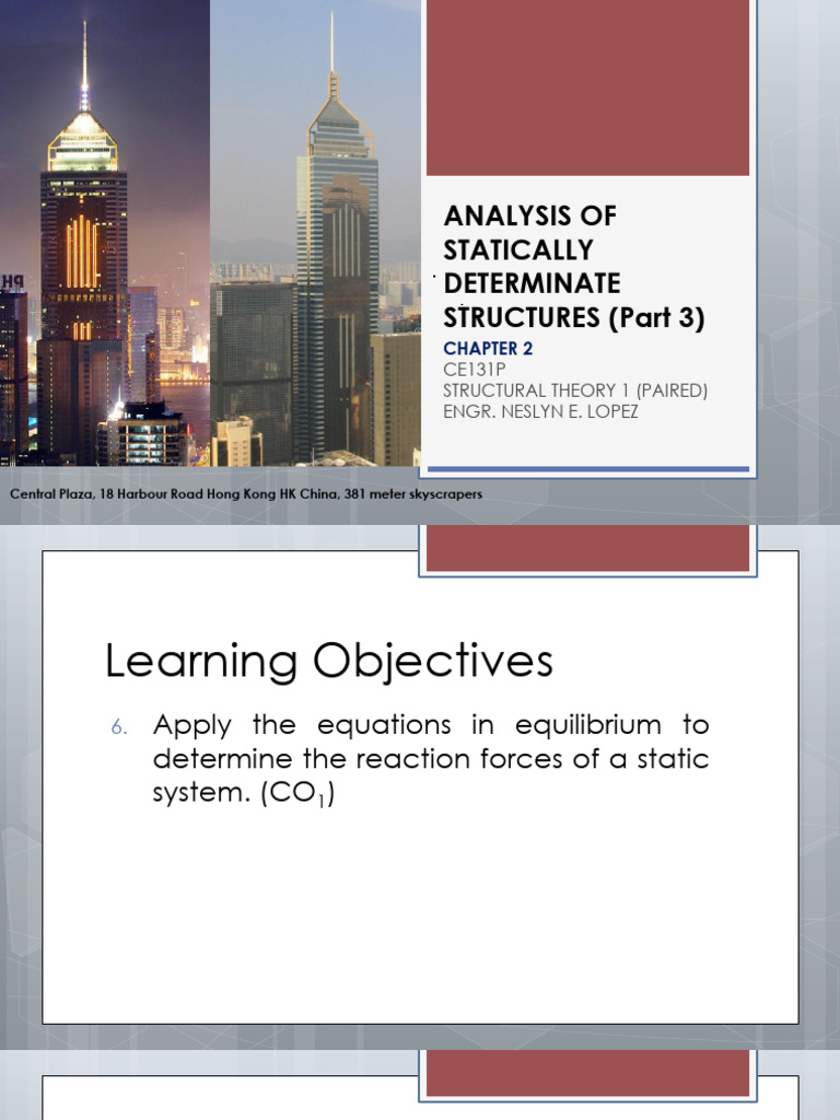 Equilibrium Analysis of Structures | PDF | Force | Chemical Equilibrium