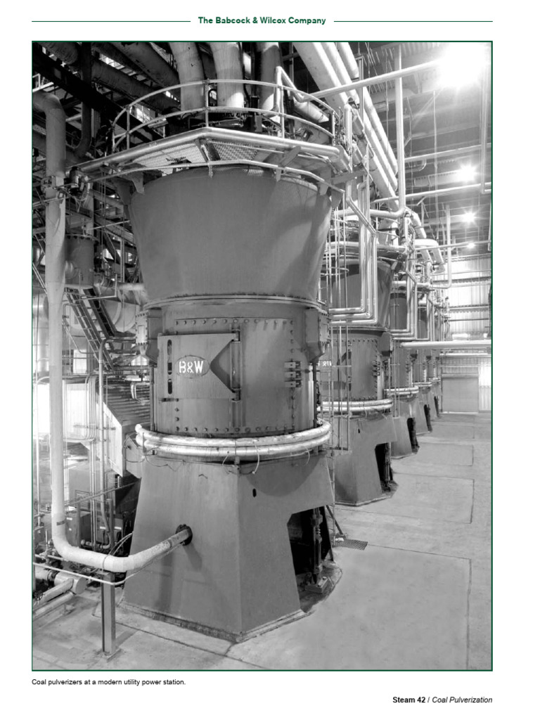 Ch-13 Coal Pulverization | PDF | Wear | Mill (Grinding)