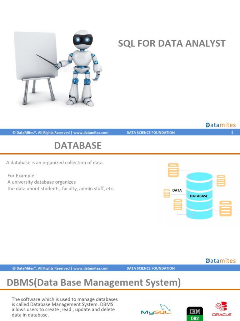 SQL Fundamentals for Data Analysts | PDF | Databases | Relational Database