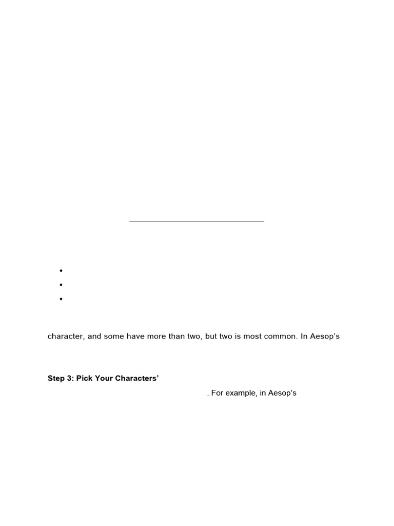 Grade 4 Fable Writing Guide | PDF | General Fiction