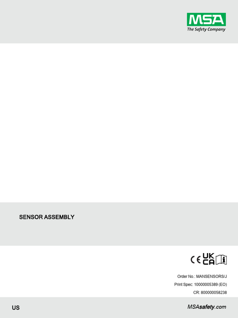 Sensor Assembly Installation Guide | PDF | Electrical Wiring | Materials
