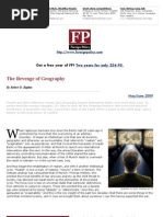 Kaplan(2009)the Revenge of Geography