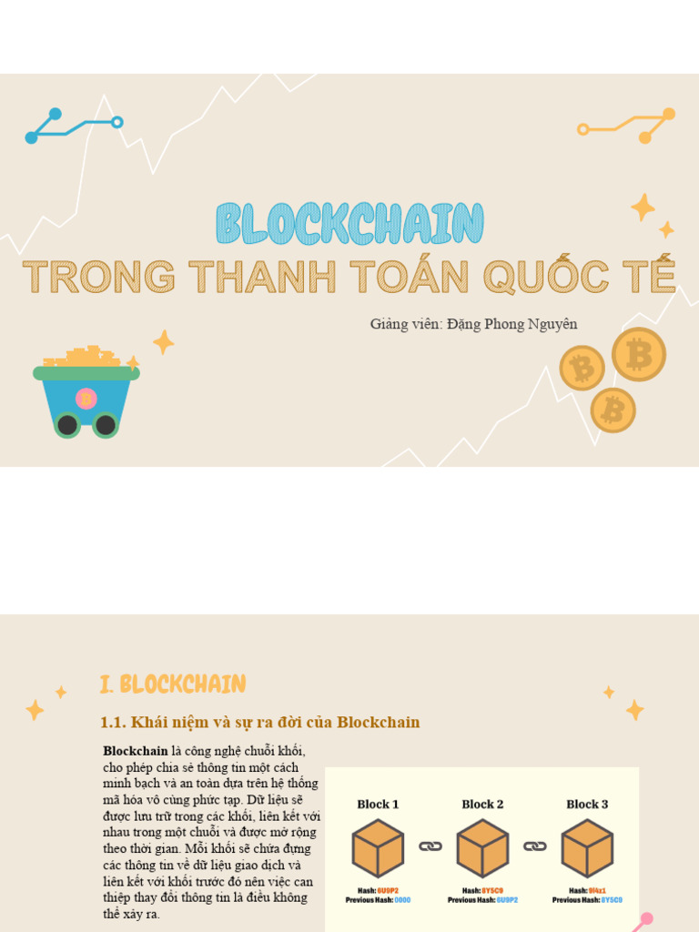 Nhóm 5 - NG D NG C A Blockchain | PDF