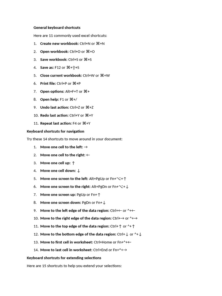 Excel mcqs and shortcut keys pdf microsoft excel spreadsheet