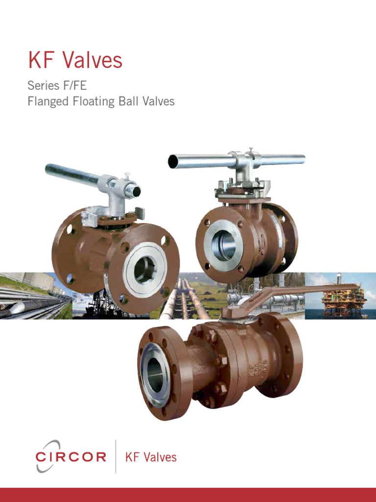 KF F FE Flanged Floating Catalog | PDF | Valve | Mechanical Engineering