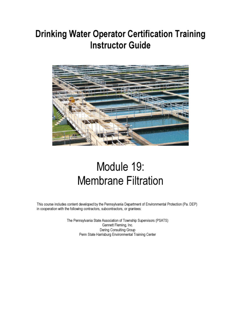 Dw-19 Membrane Ig 10 07 | PDF | Membrane | Filtration