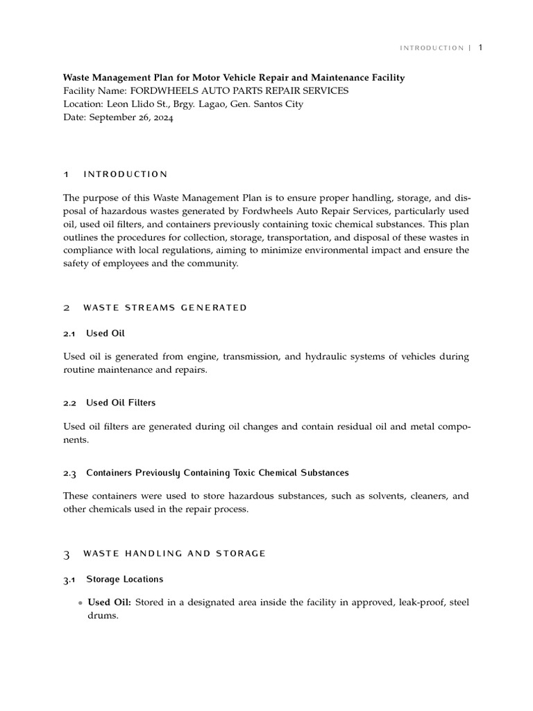 waste-management-plan-pdf-waste-waste-management