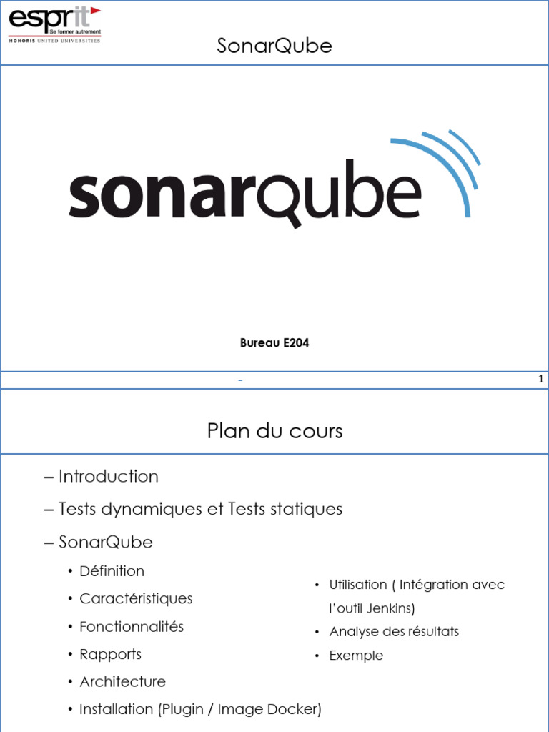 5 - Sonarqube | PDF | Test de logiciel | Programmation informatique