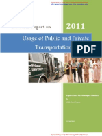 Research Report On Transportation