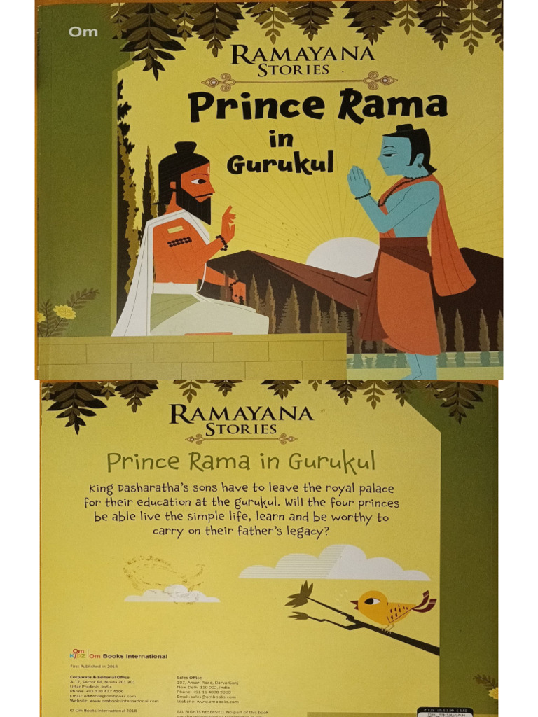 Ramayana Stories - Prince Rama in Gurukul | PDF