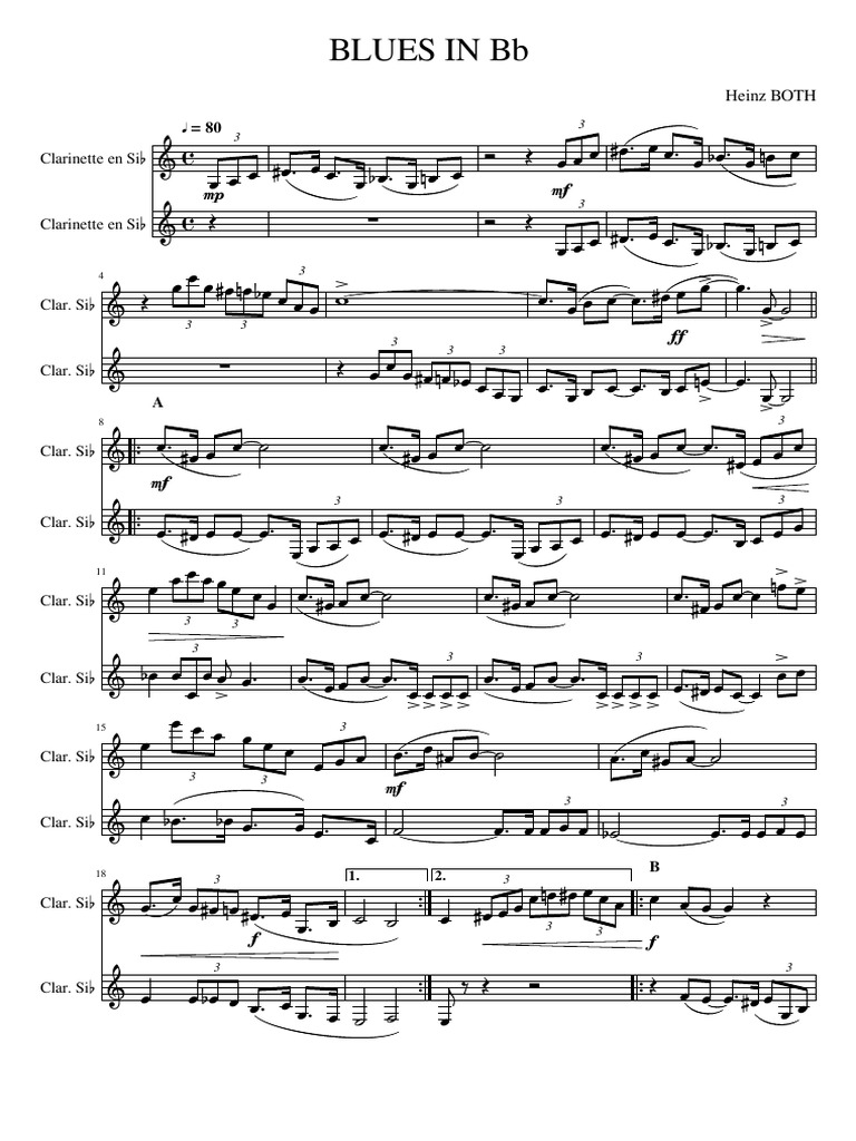 Blues In Bb Pdf