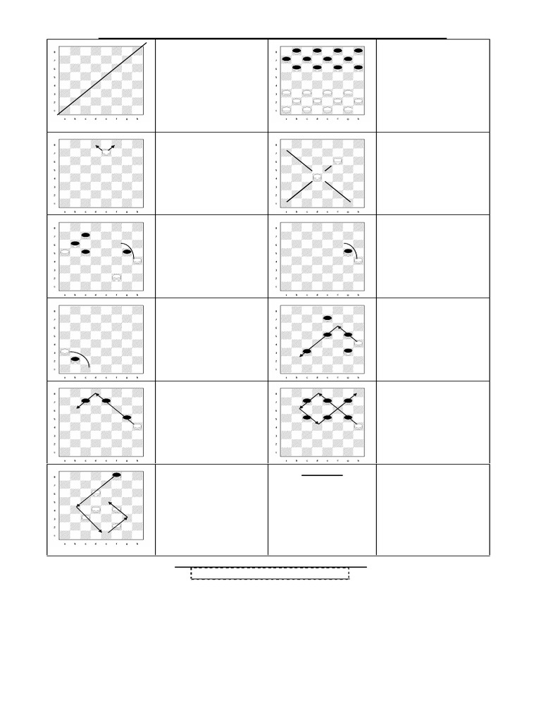 Regras do Jogo de Damas Explicadas | PDF | Jogos de tabuleiro | Jogos ...