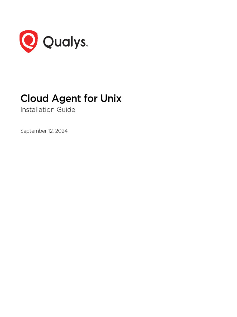 Installing Qualys Cloud Agent on Unix | PDF | Proxy Server | Cloud ...
