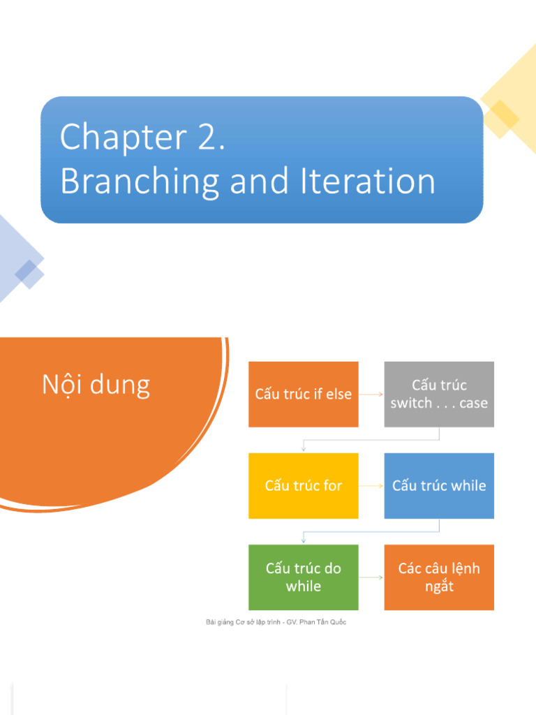 Chapter 2. Branching and Iteration | PDF