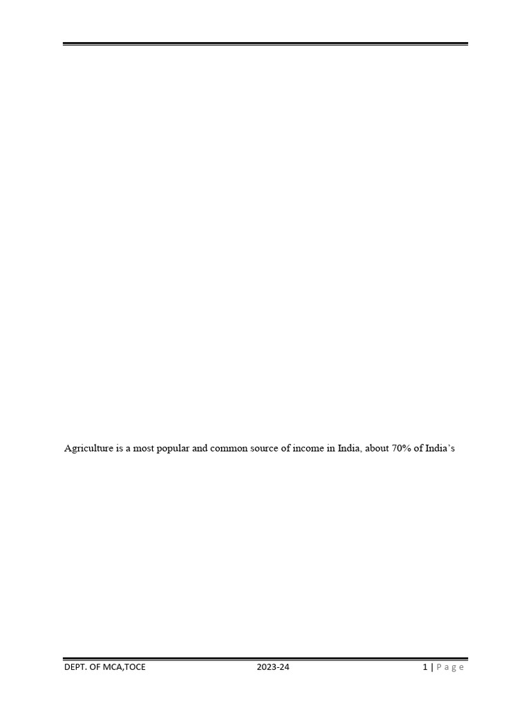 Iot case study dinesh1 pdf agriculture internet of things