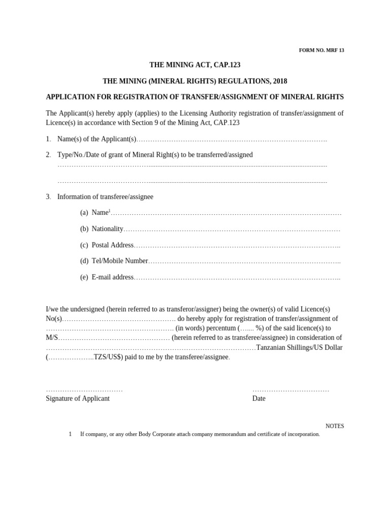 Application Form For Transfer All Licences 2 | PDF