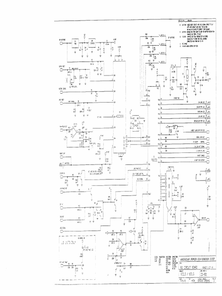 Apc Ups 600 Schematic PDF Free | PDF