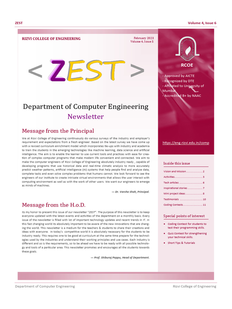 ZEST (Volume 4 - Issue 6) (Mar 2023) | PDF | Artificial Intelligence ...