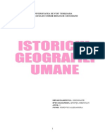 Istoricul Geografiei Umame