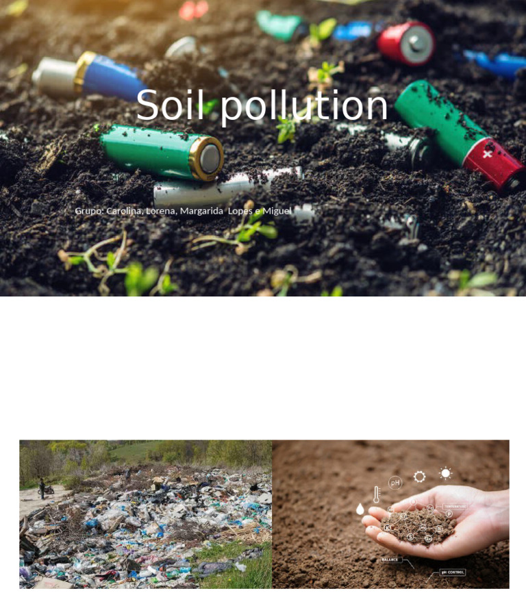 WHAT IS SOIL POLLUTION IN BASIC SCIENCE visual data 5