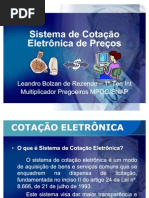 Curso - Cotação Eletrônica