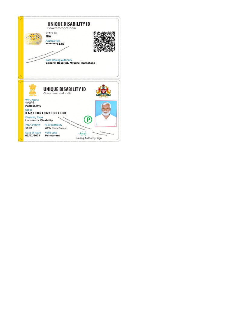 State Id:: Aadhaar No | PDF