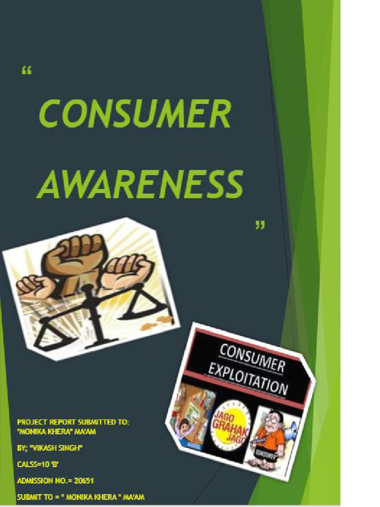 Consumer Awareness and Rights Guide | PDF | Consumer Protection | Complaint