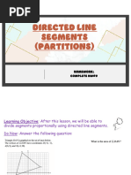 Partitioning Directed Line Segments | PDF | Ratio | Slope