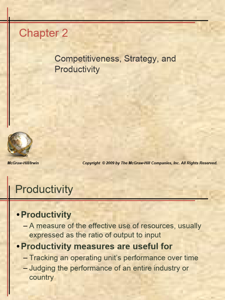 Om Ch 02 Competitiveness Pdf Labour Economics Economies