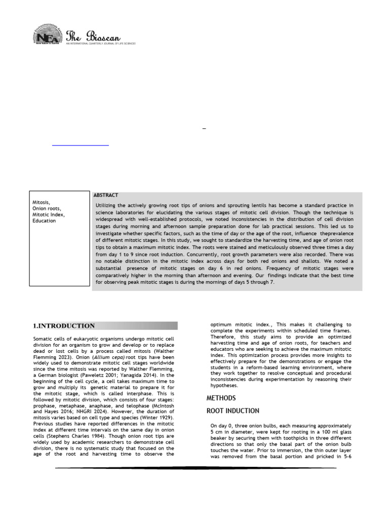 Scopus Indexed Journals List | PDF | Mitosis | Cell Biology