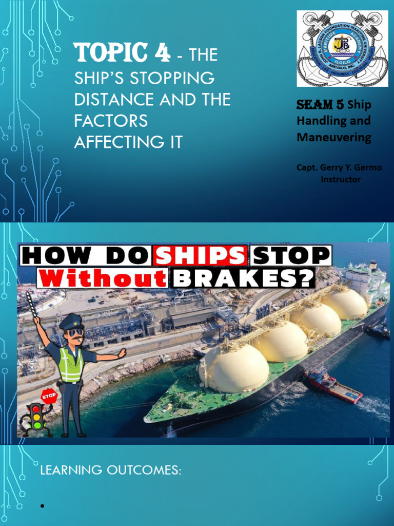 Ship Stopping Distance Insights | PDF | Ships | Shipping
