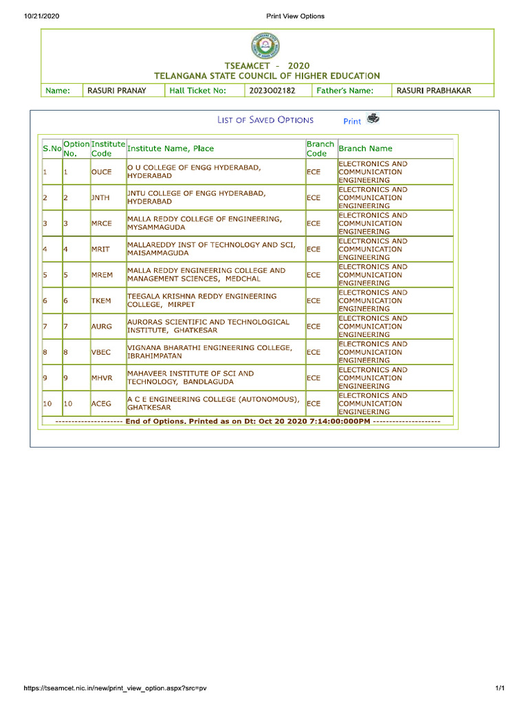 Pranay Eamcet | PDF