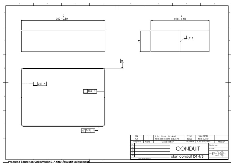Plan Conduit DT 4.5 | PDF