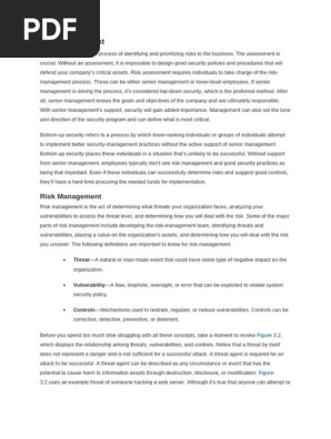 Risk Assessment (Edx Cyber Security)