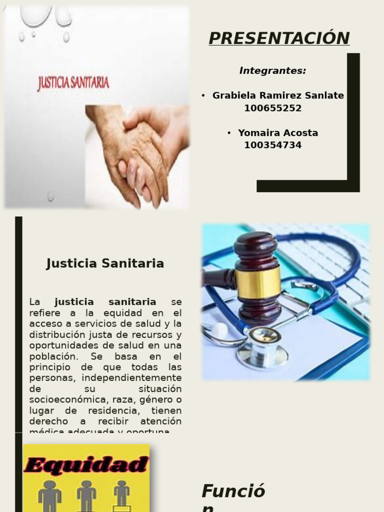 Justicia Sanitaria y Equidad | PDF | Sistema de salud | Desigualdad social