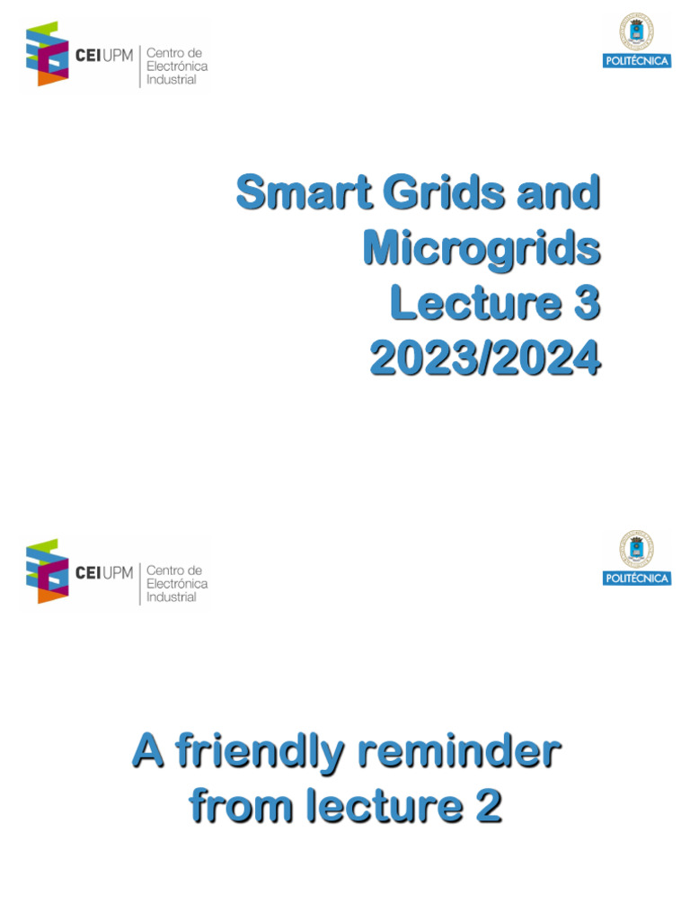 Smart Grids and Microgrids - Lecture3 - 24 | PDF | Power Electronics ...