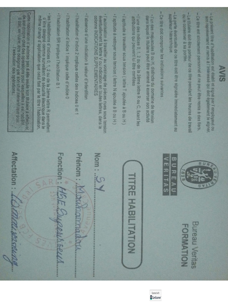 Electrical Habilitation PDF