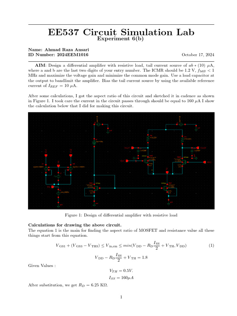 Circuit Simulation Lab Guide | PDF | Electronic Engineering ...