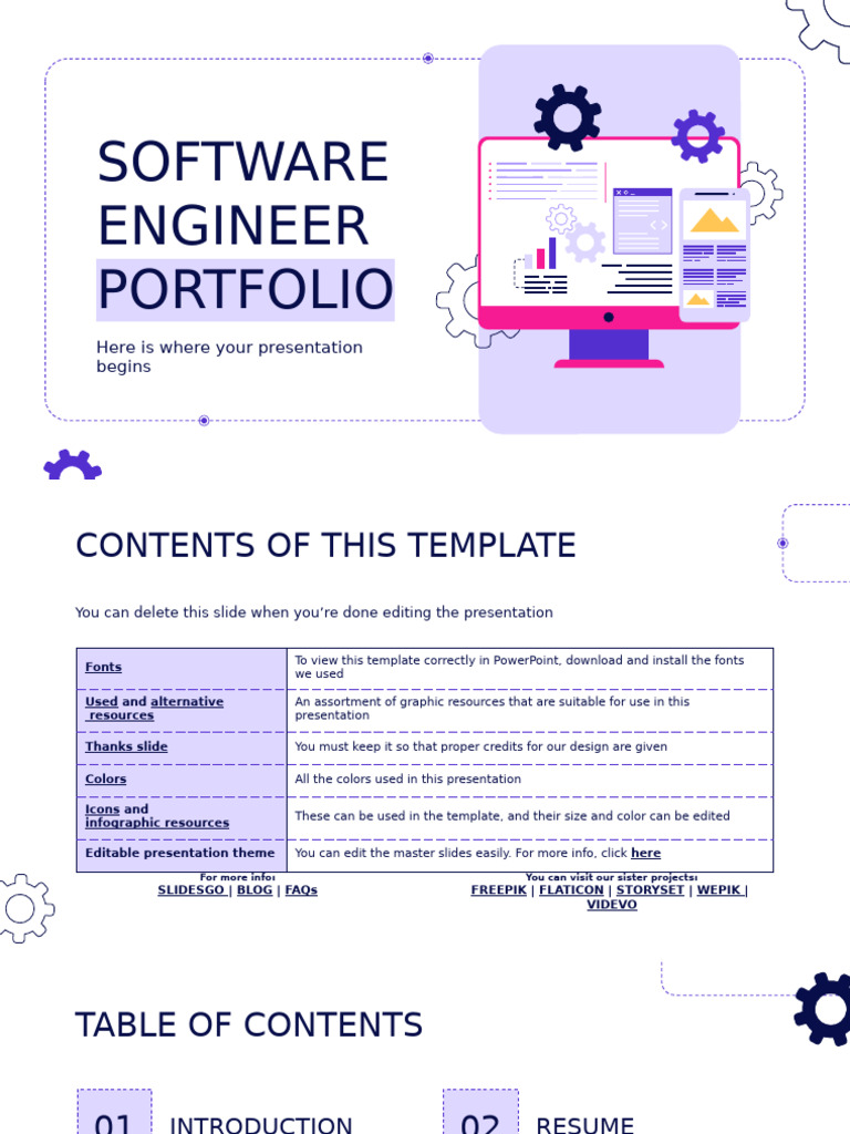 Software Engineer Portfolio | PDF | Planets | Solar System
