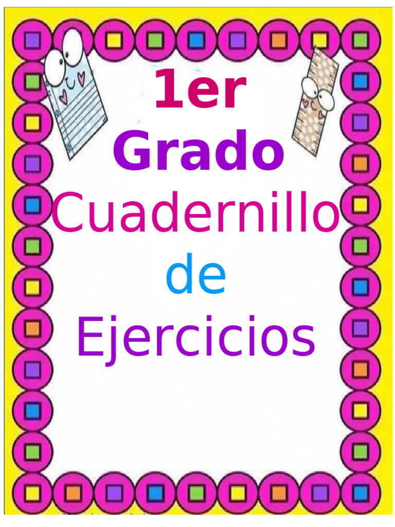 Cuadernillo de Ejercicios para 1er Grado | PDF | Hogar, jardinería y ...