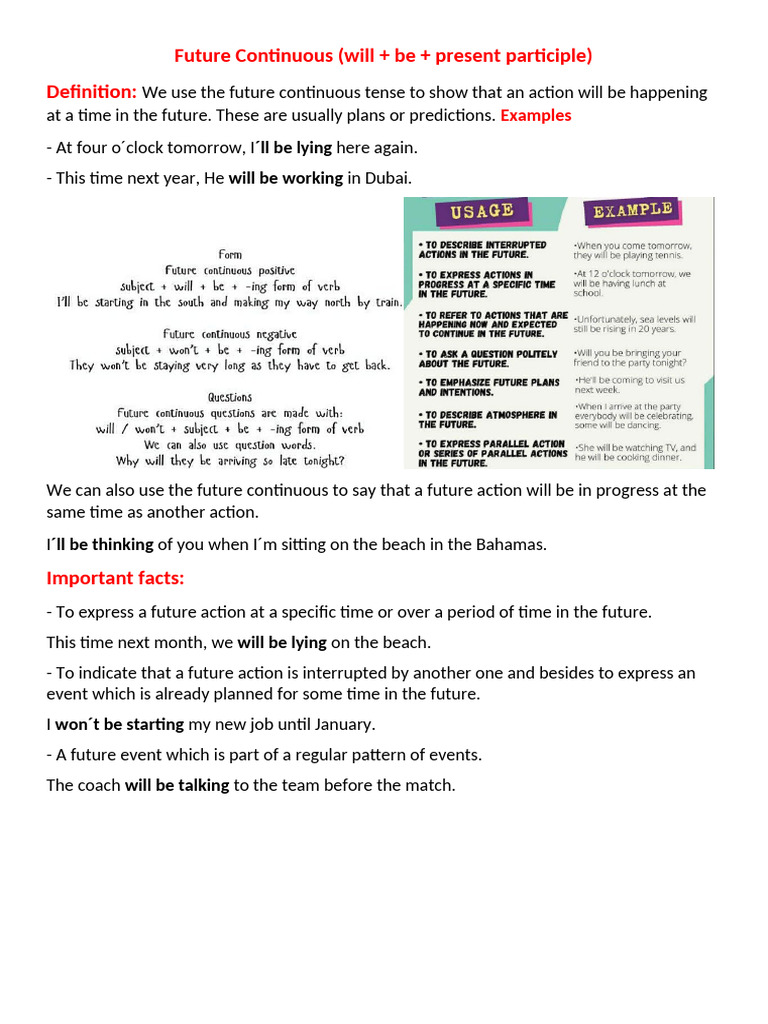 Future Tense | PDF