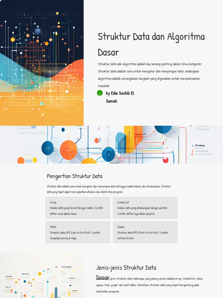 Struktur Data Dan Algoritma Dasar | PDF | Seni | Komputer